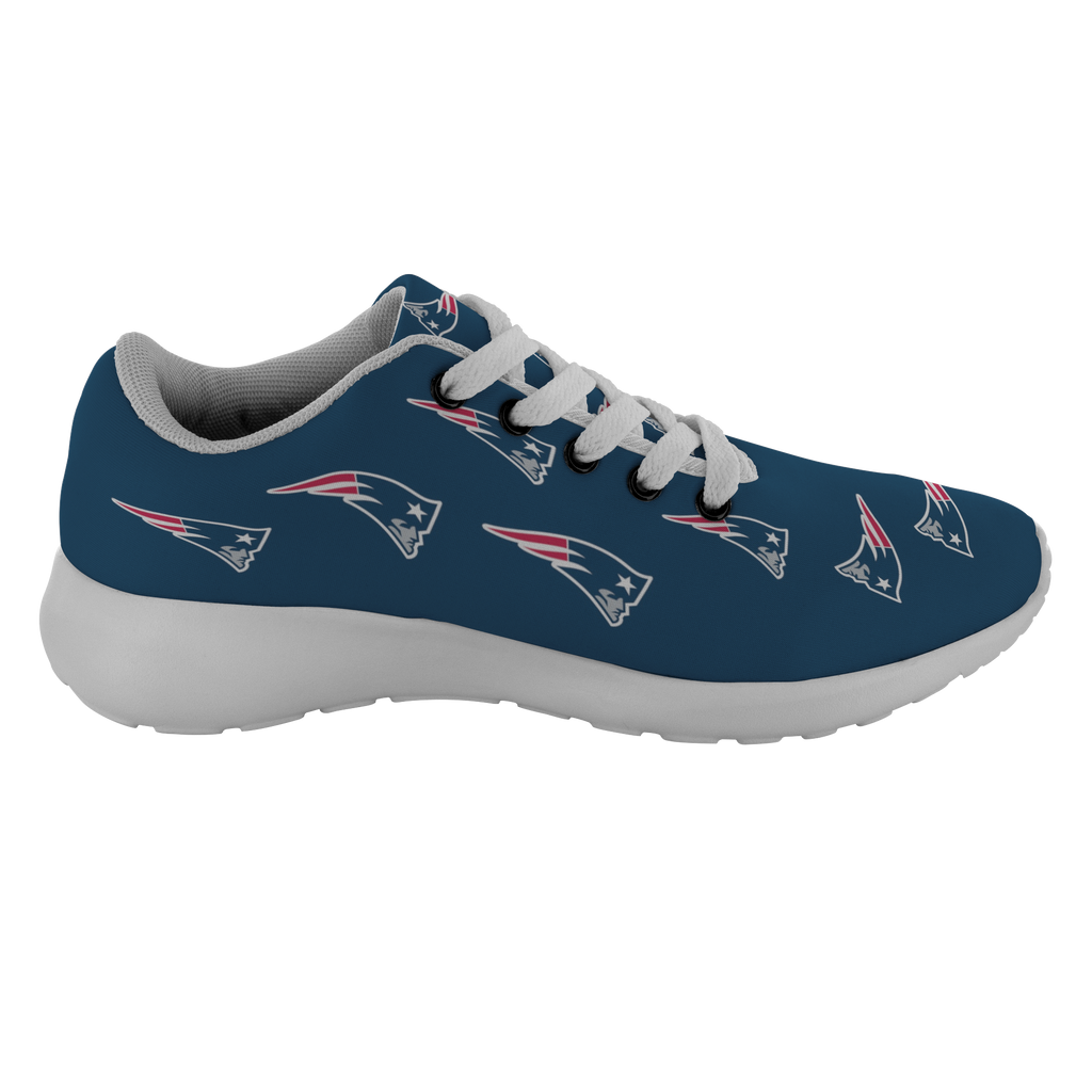 New England Patriots Football Shoes Unique Printed Sneakers