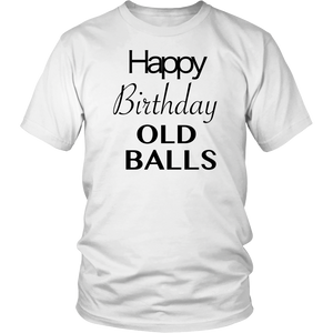 40th Bday Gift Ball Gag T-shirt For Dad 50th Birthday Shirt Over The Hill - silverageproducts.com