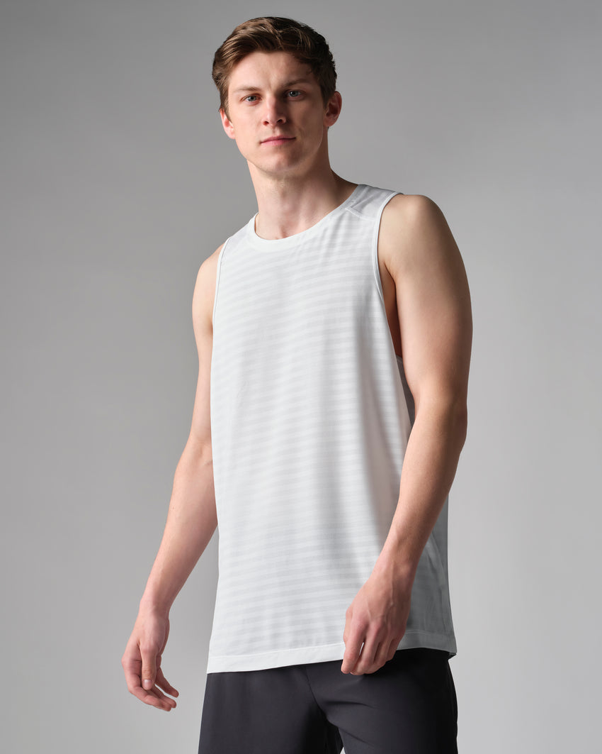 Men's rust-coloured sports tank top, Men's Athletic Tank Top