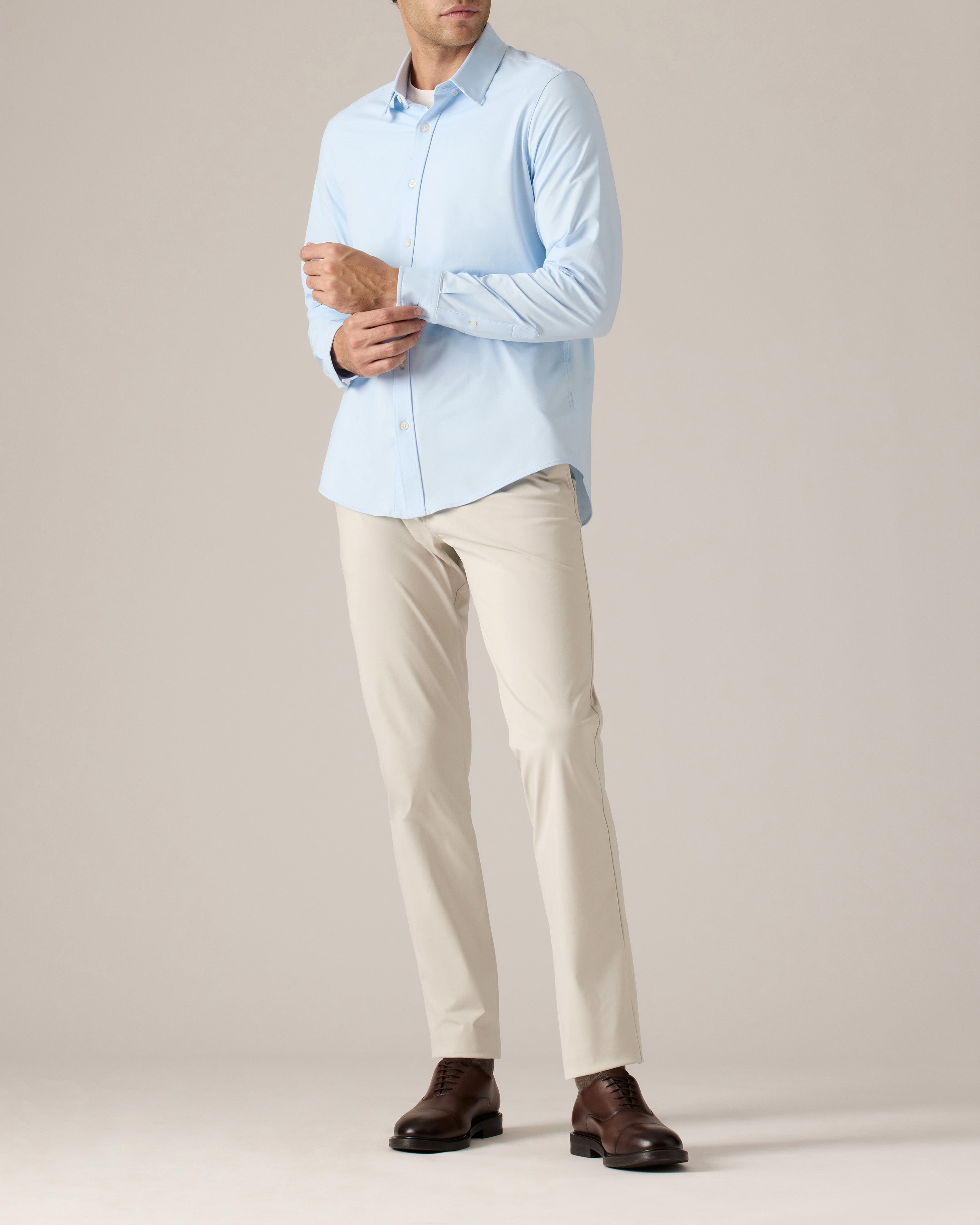 Beige Pants with Light Blue Shirt Outfits For Men (500+ ideas & outfits) |  Lookastic