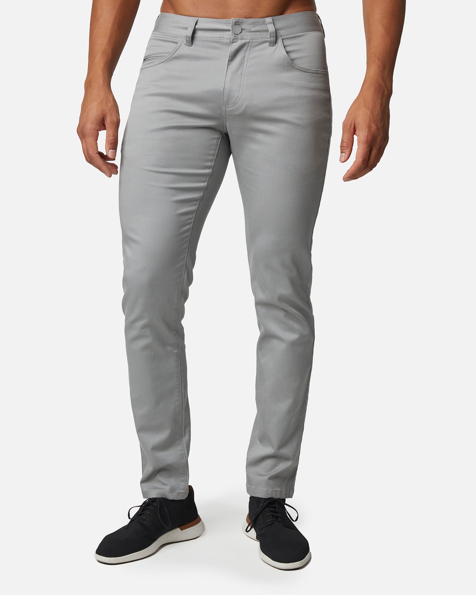 The Charcoal Franklin 5-Pocket Washed Twill Pant – Ledbury