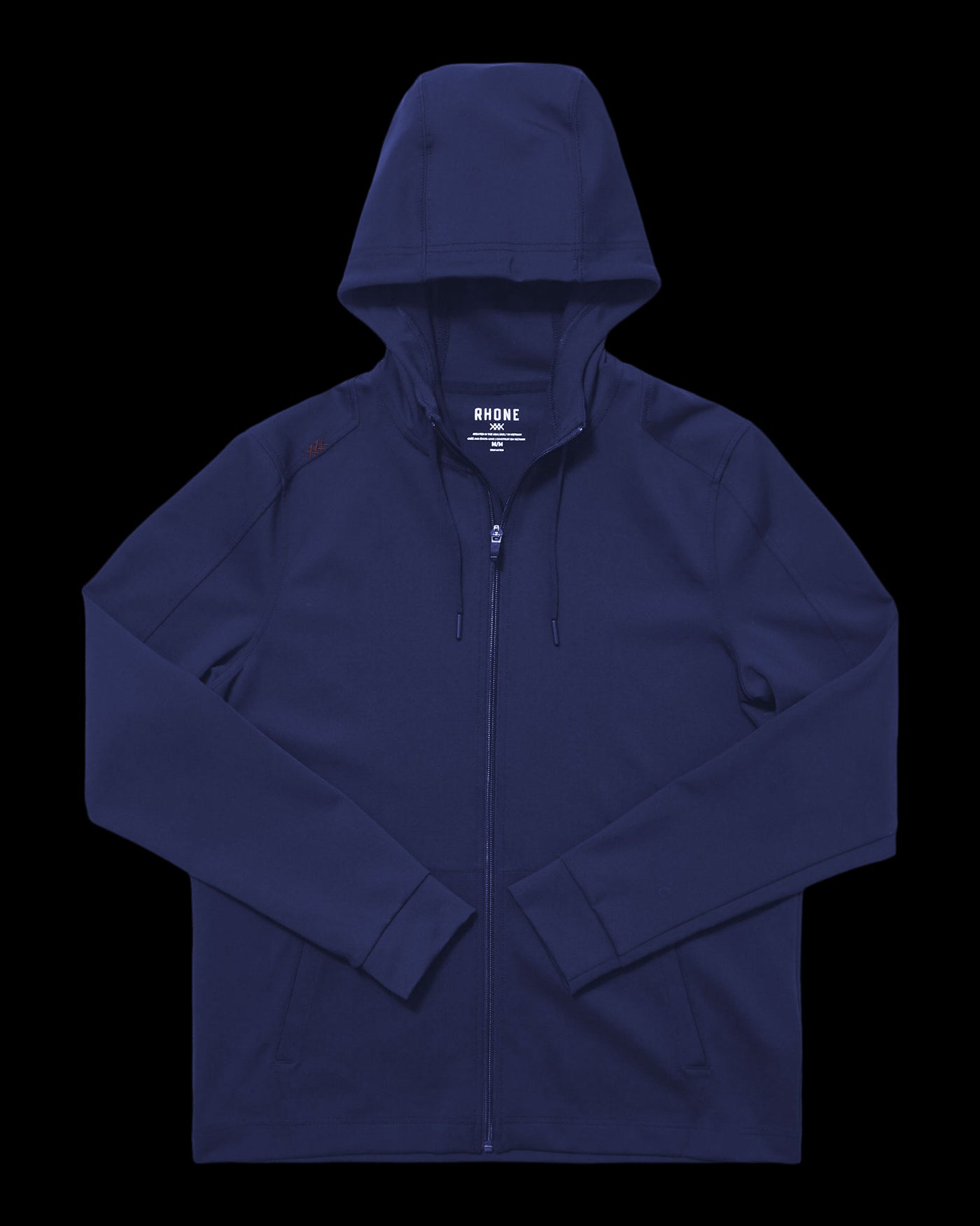 ZIP HOODIE NAVY BLUE