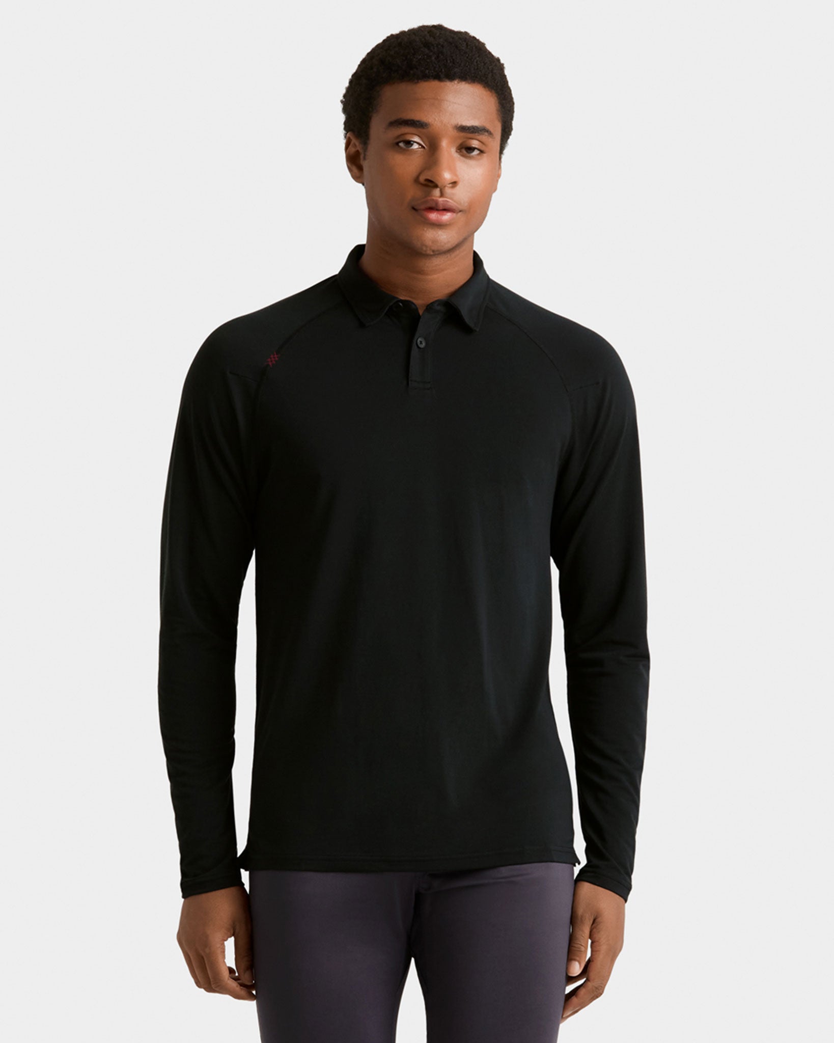 Men's Long Sleeve Polo Shirts 