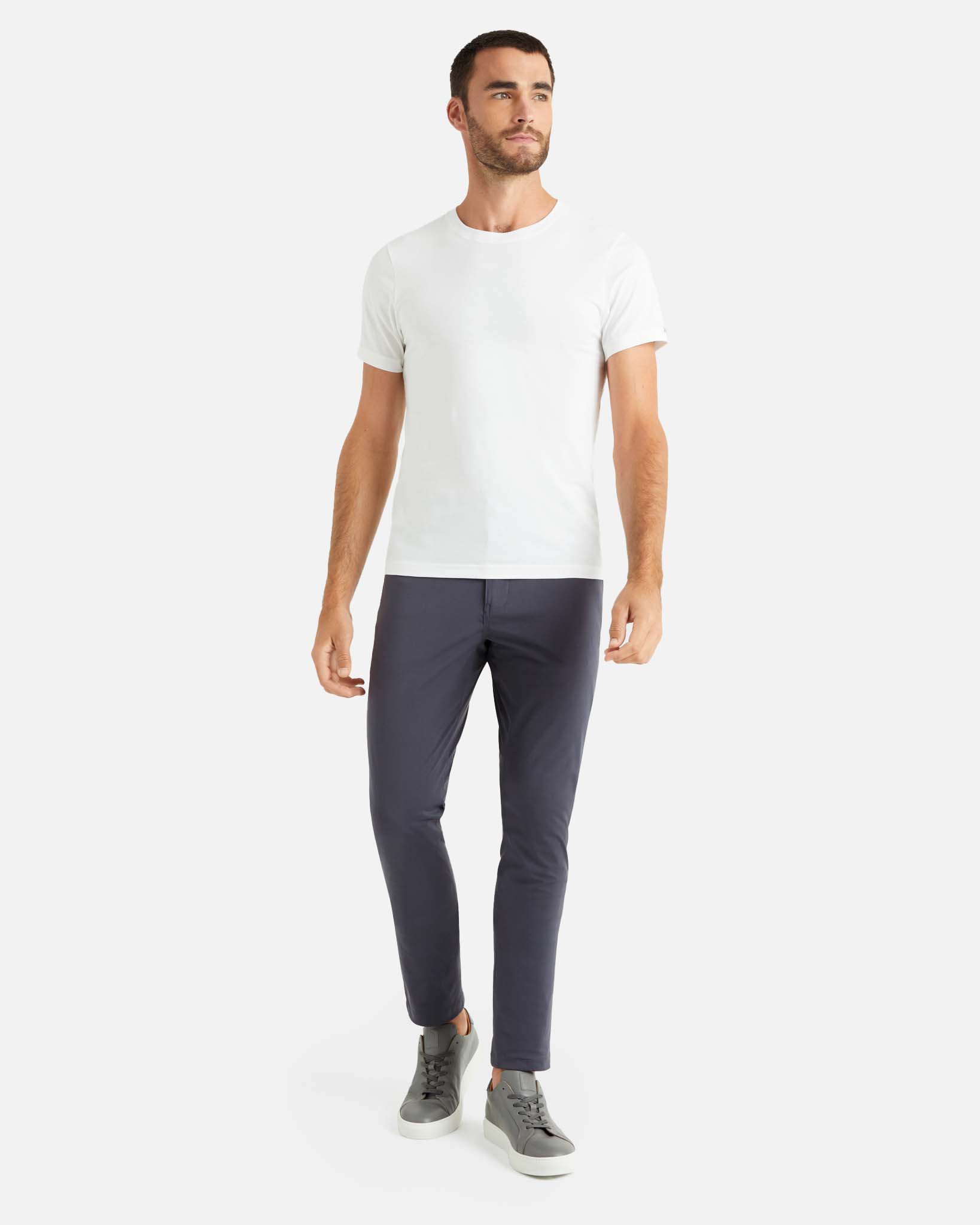 Rhone Commuter Pants for Men, Skinny Mens Pants, Machine Washable, Wrinkle  Resistant, Stretch Ultra-Slim Leg Casual Pants Black W28-30L at   Men's Clothing store