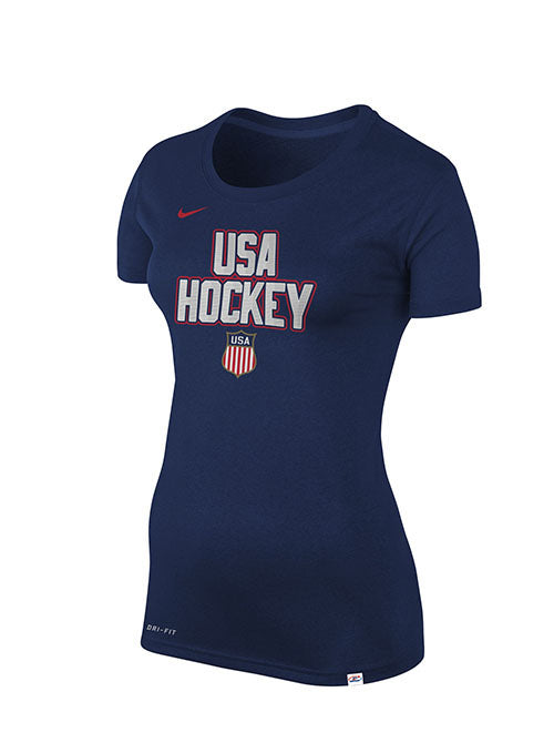 Ladies Nike USA Hockey Olympic Legend Dri-FIT T-Shirt | USA Hockey Shop