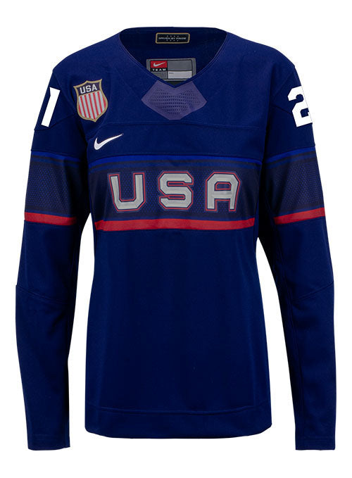 Ladies Nike USA Hockey Hilary Knight Away 2022 Olympic Jersey | USA ...