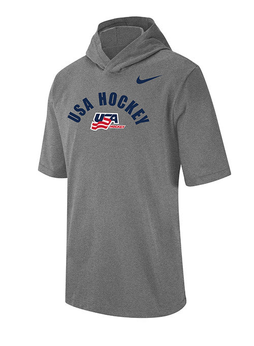 Nike Usa Hockey Dri Fit Cotton Hooded T Shirt Usa Hockey Shop