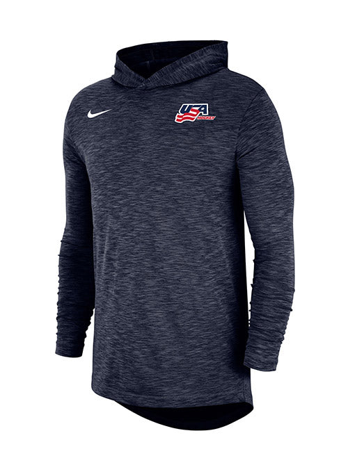 nike dri fit hooded long sleeve