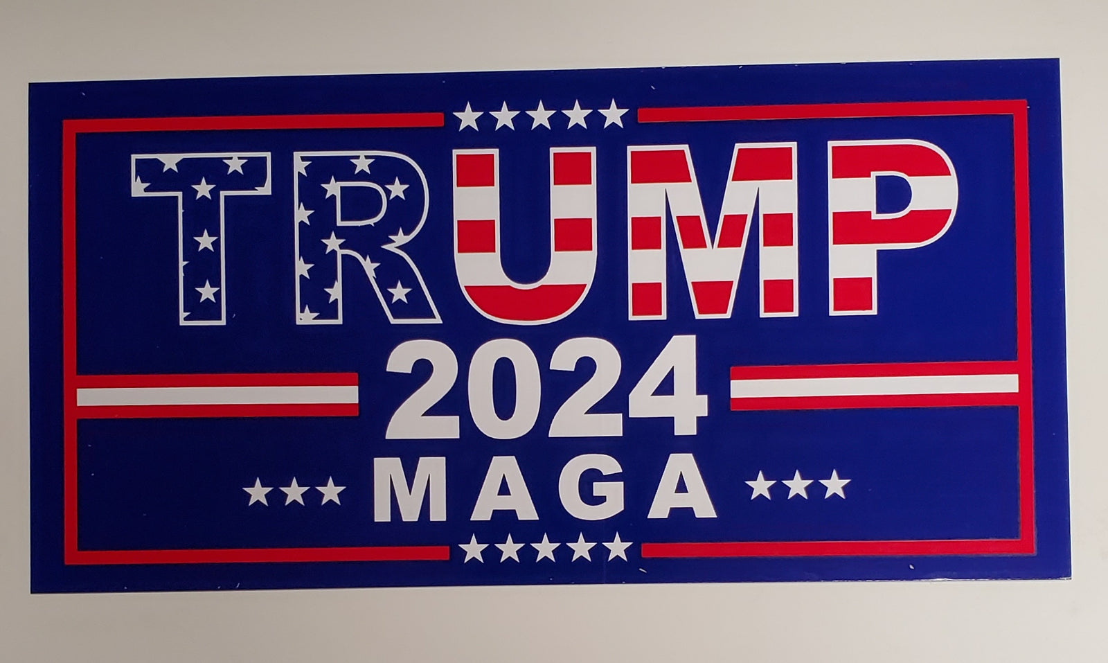 Trump 2024 M A G A Bumper Sticker