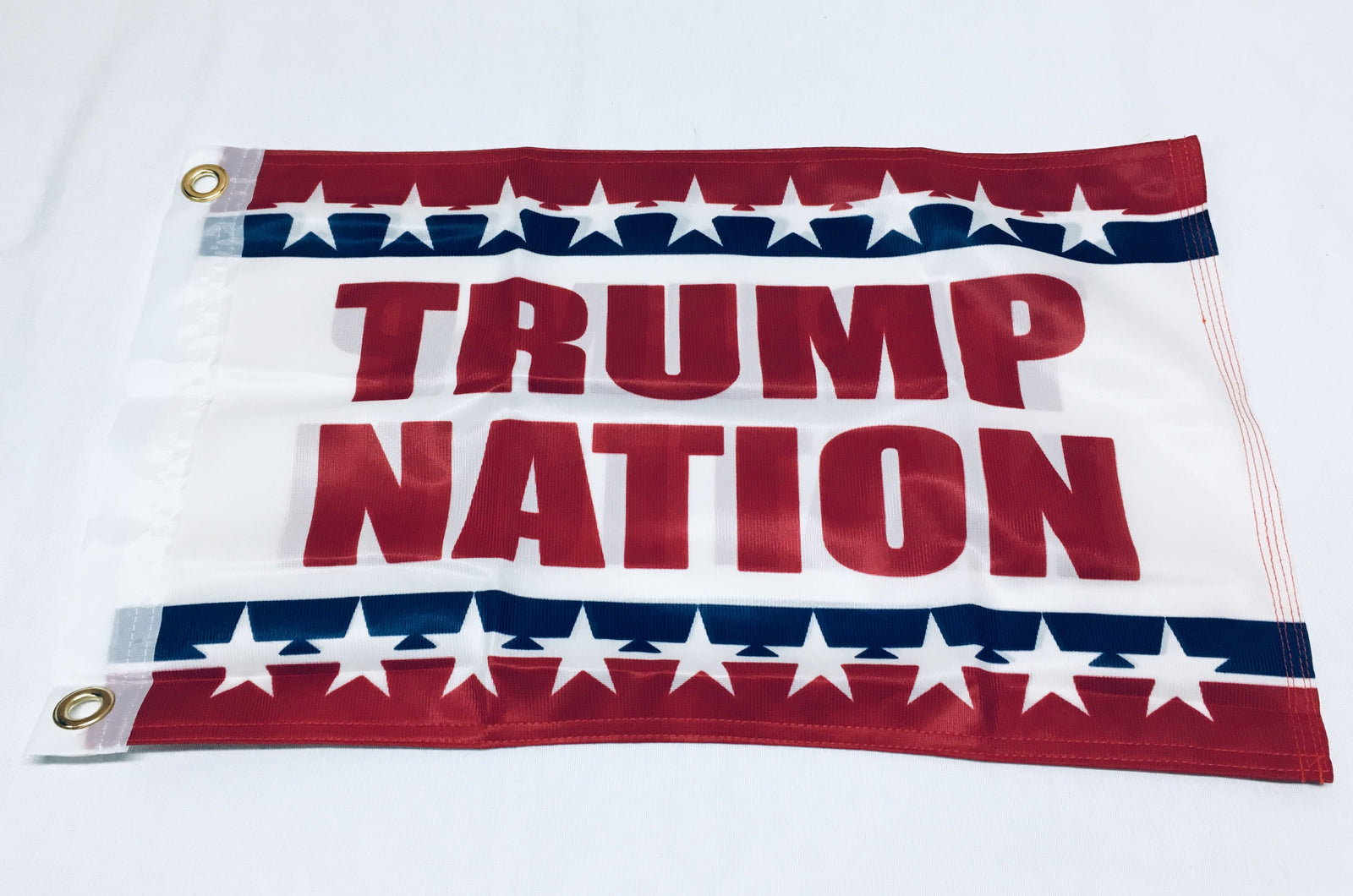 Trump Nation Double Sided Flag 12 X18 Rough Tex® Knit