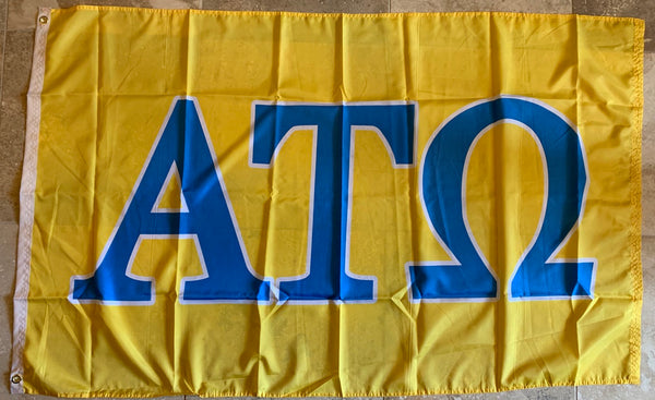 ATO Alpha Tau Omega 3 X5 Flag  Rough Tex 100D FLAGS  BY 