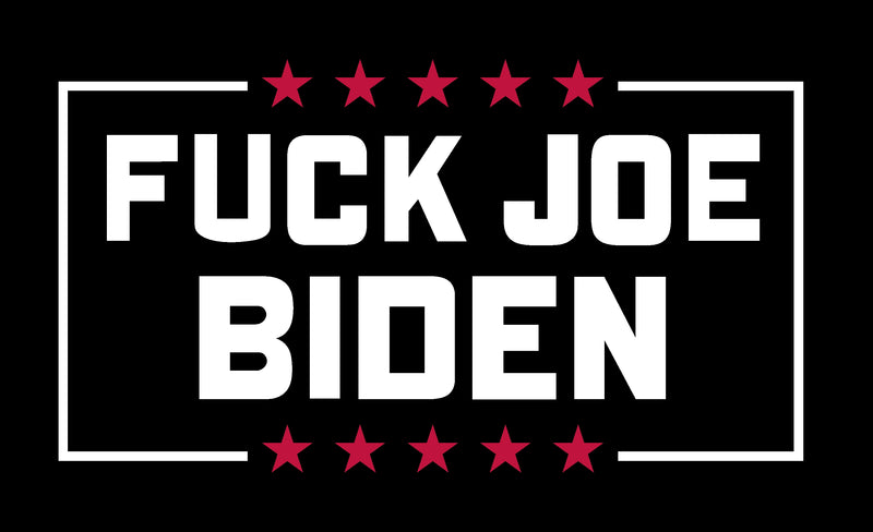 Fuck Joe Biden Black 3x5 Rough Tex Flag 