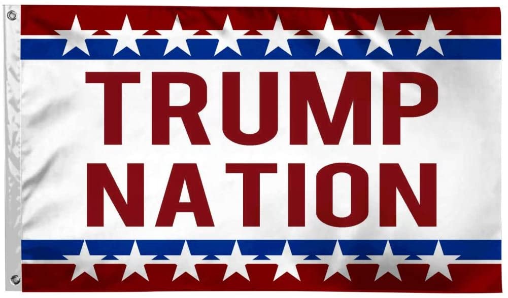 TRUMP NATION 2025 150D Nylon 3x5 Feet Flag Double Sided