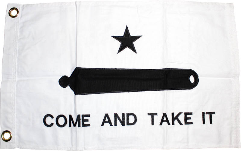Gonzales Come & Take It Texas 16x24 inches Boat Flags DuraLite ™ Cott