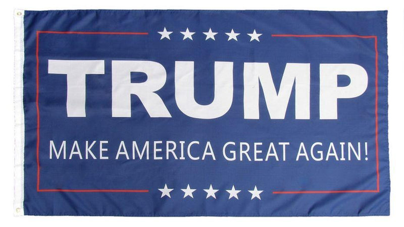 Trump Ii Original Campaign Flag 3 X5 Double Sided Polyester