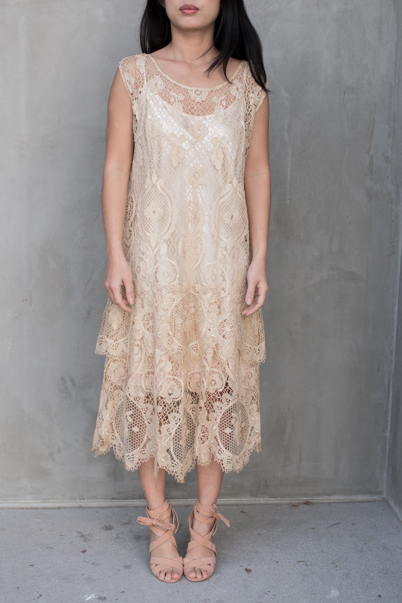 lace flapper dress