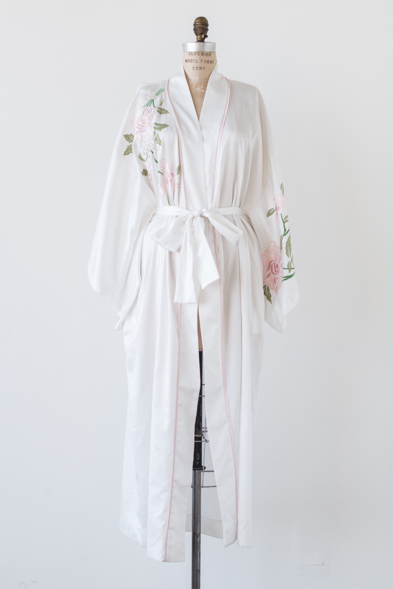 vintage satin robe