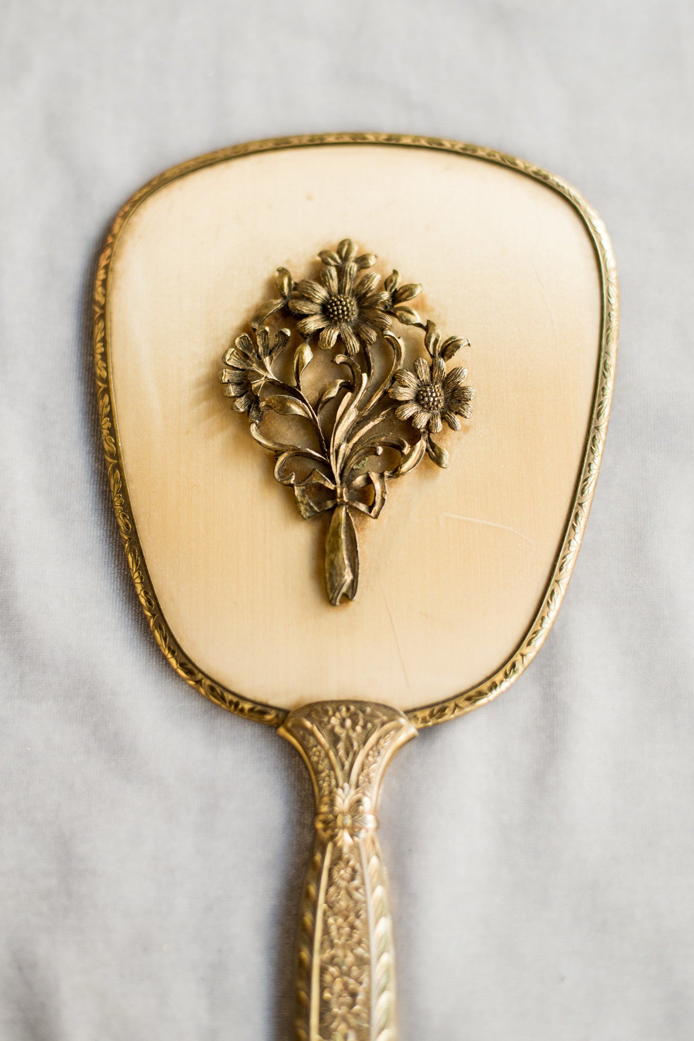 old hand mirror