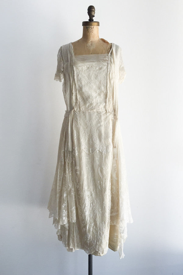 1920s silk dress