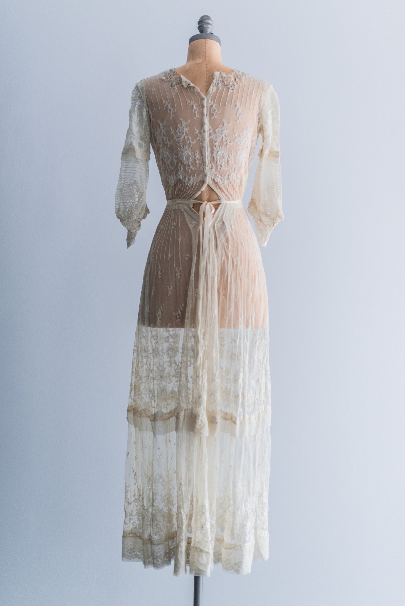 Edwardian Needlepoint Lace Dress - XS | G O S S A M E R