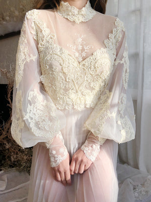 bishop sleeve wedding dress