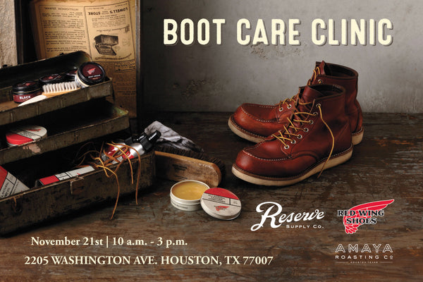 red wing heritage boot care