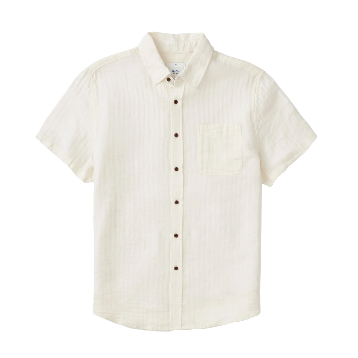 ALAN SOLID SHIRT - VINTAGE WHITE