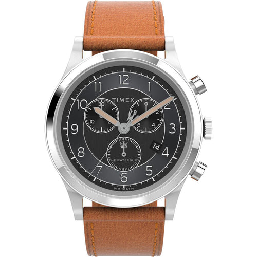 TIMEX WATERBURY TRADITIONAL GMT 39MM LEATHER STRAP – Reserve