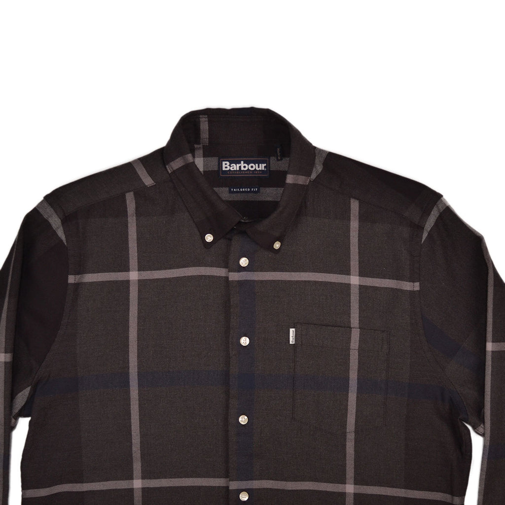 barbour dunoon shirt graphite