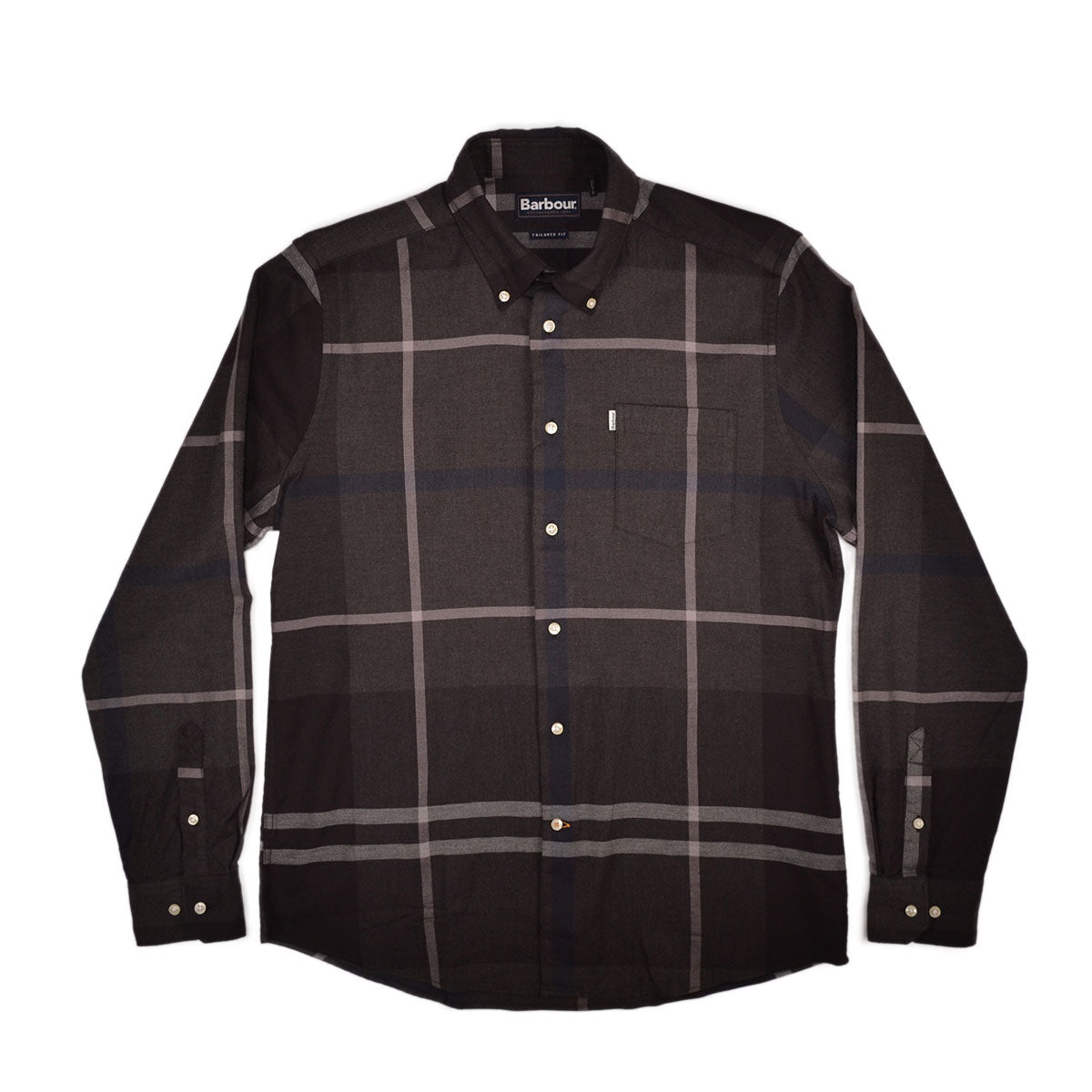 barbour dunoon shirt graphite