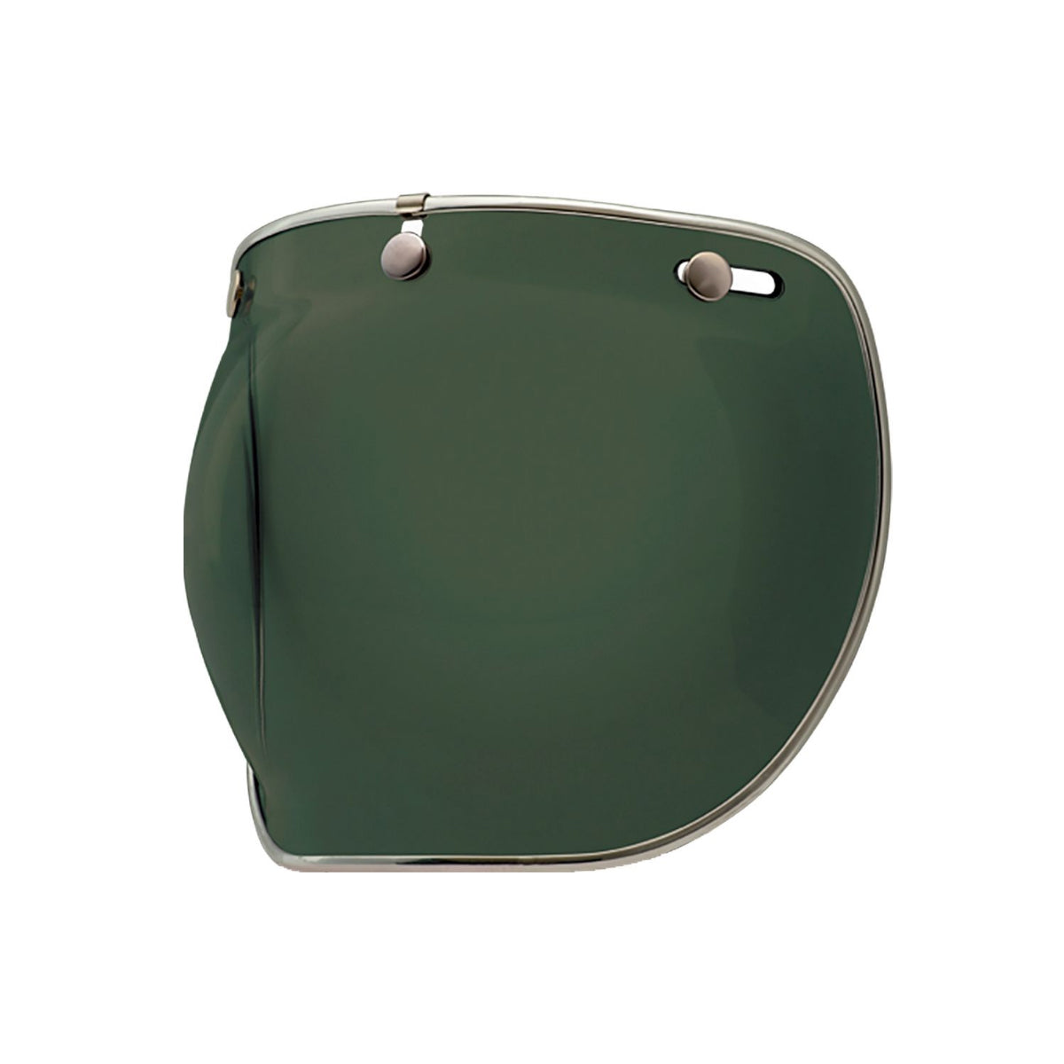 3-SNAP BUBBLE DLX SHIELD - WAYFARER GREEN