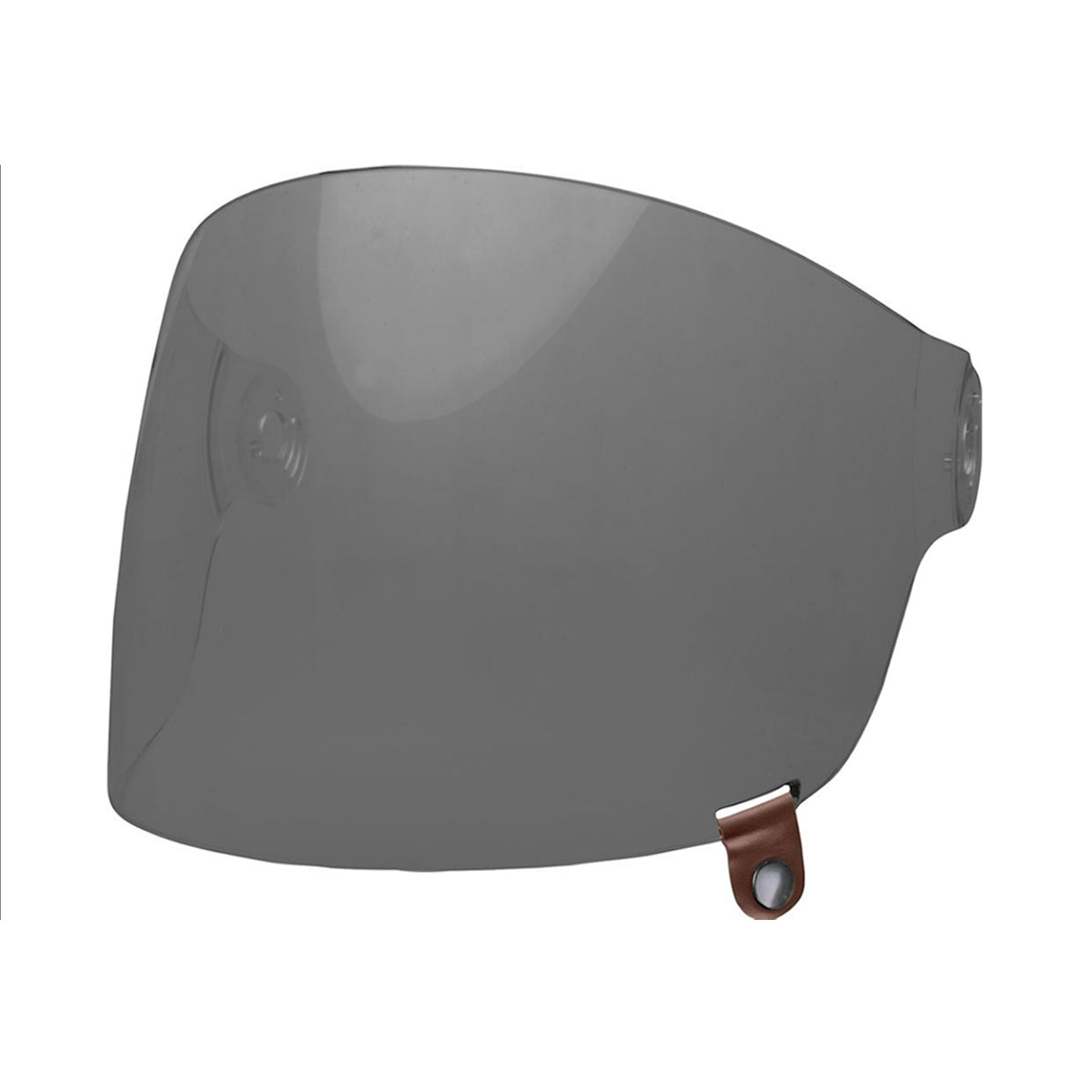 BULLITT FLAT SHIELD - DARK SMOKE/BROWN TAB