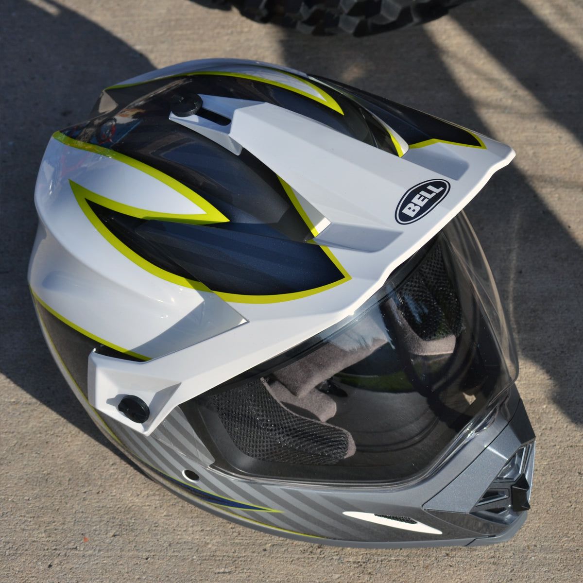 MX-9 ADVENTURE MIPS - DALTON GLOSS WHITE/HI-VIZ YELLOW