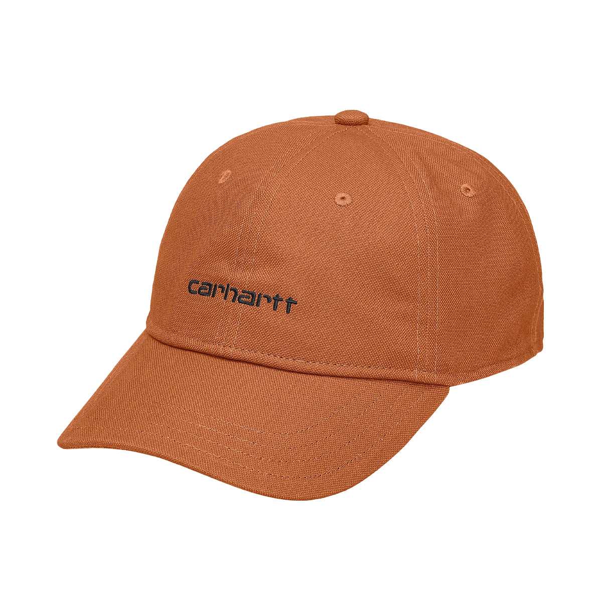 CANVAS SCRIPT CAP - RUM & BLACK