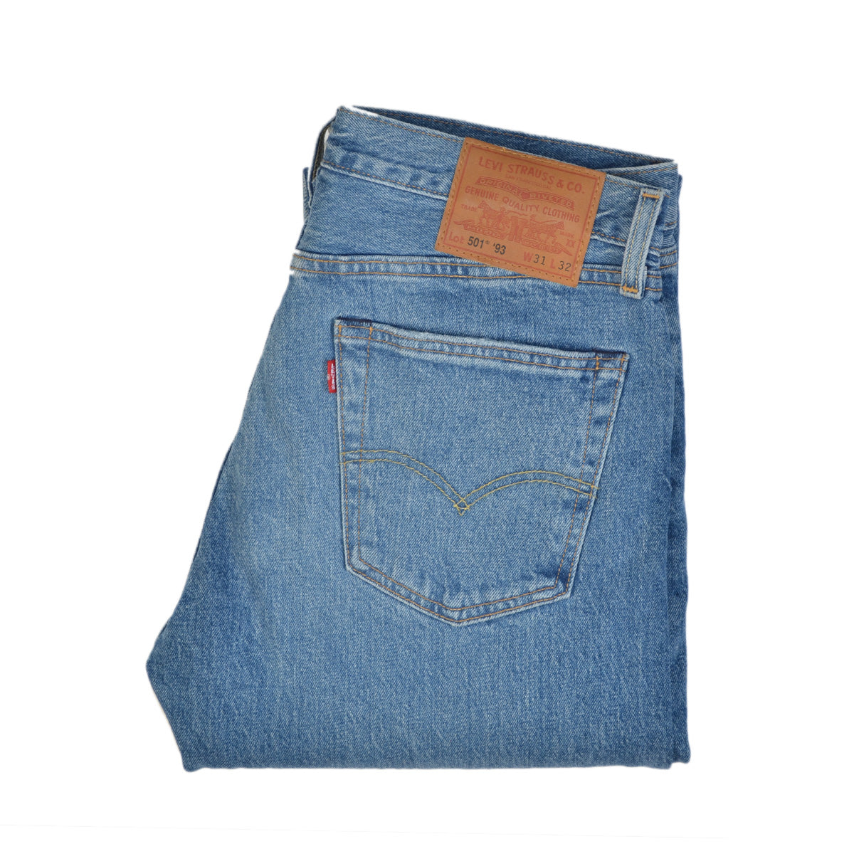 LEVI'S PREMIUM 501 '93 STRAIGHT - BASIL DRIP – Reserve Supply Company