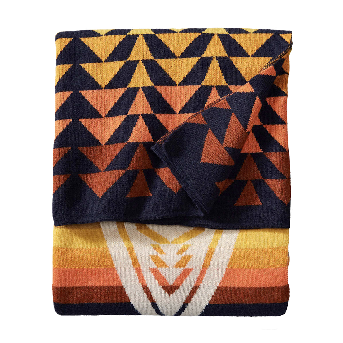 JACQUARD KNIT THROW - HARDING