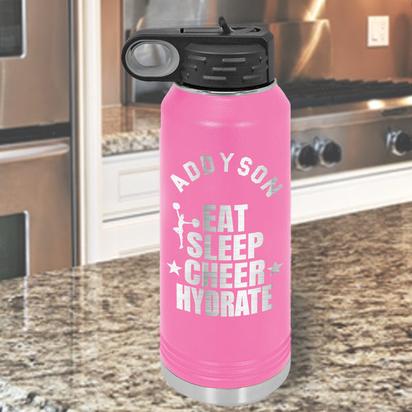 Soccer Personalized Water Bottle Girls, Personalized Soccer Gifts for  Girls, Cute Waterbottles Personalized Gift for Kids, 20 Oz Aluminum 