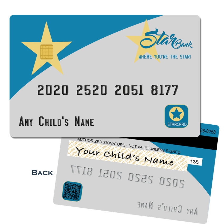 Child's Fake Credit Card Fun Wallet Id For Kids The