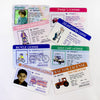 Kids play drivers license id for personalized wallets