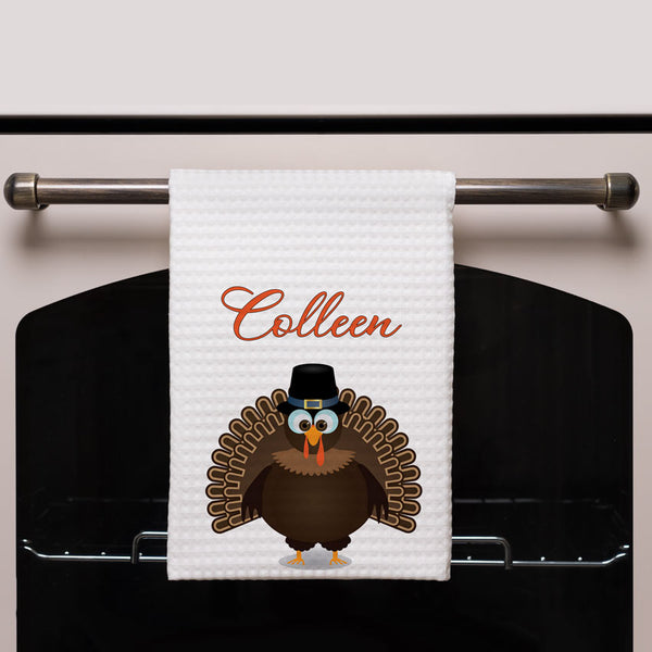 Funny Thanksgiving Custom Kitchen Tea Towels