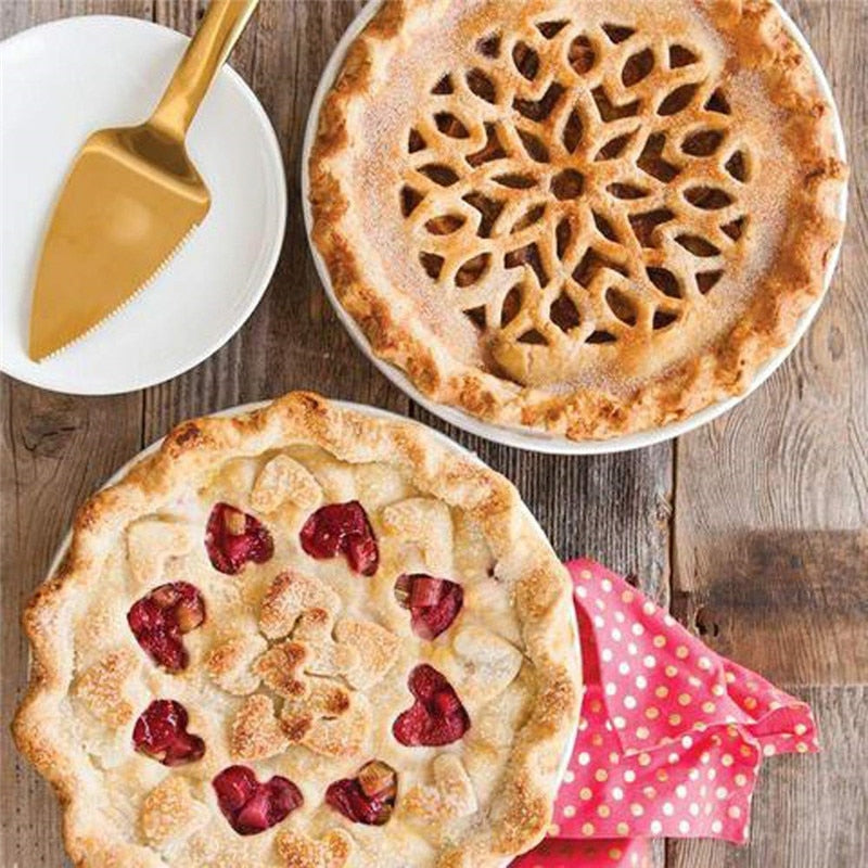 Pizza Pastry Lattice Cutter Pastry Pie Decoration Cutter Wheel Roller magic