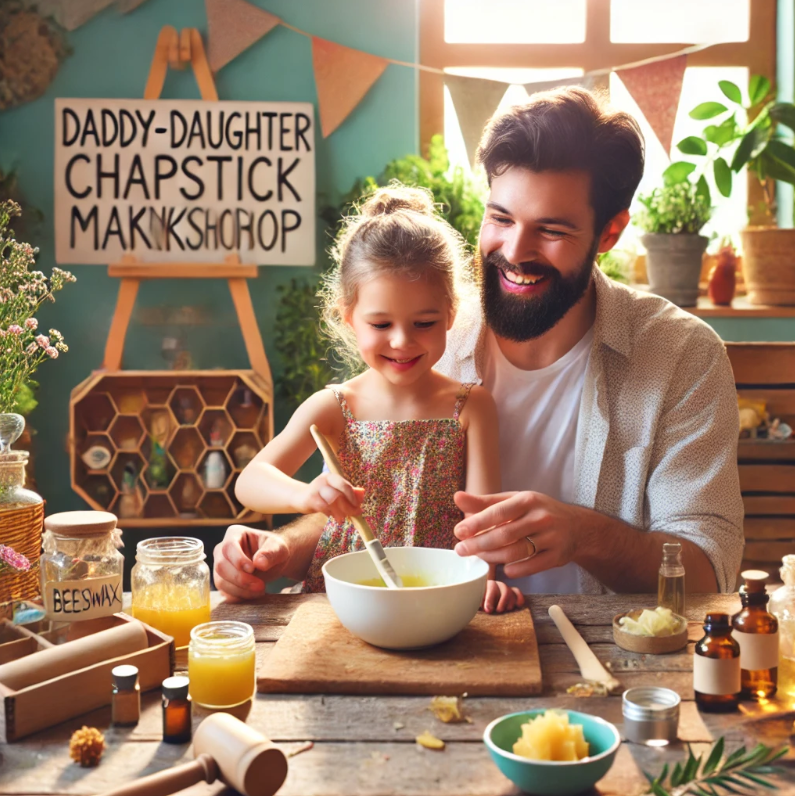 Daddy-Daughter DIY Chapstick Making Event