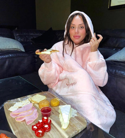 Charlotte Crosby in a Snuggy