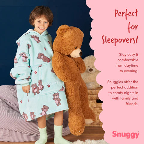 Snuggy Bear Kids Hooded Blanket Details