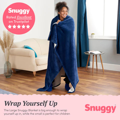 Snuggy Navy Fleece Blanket reviews