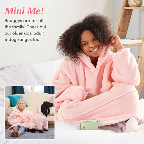 Snuggy Pink Hooded Blanket matching sets