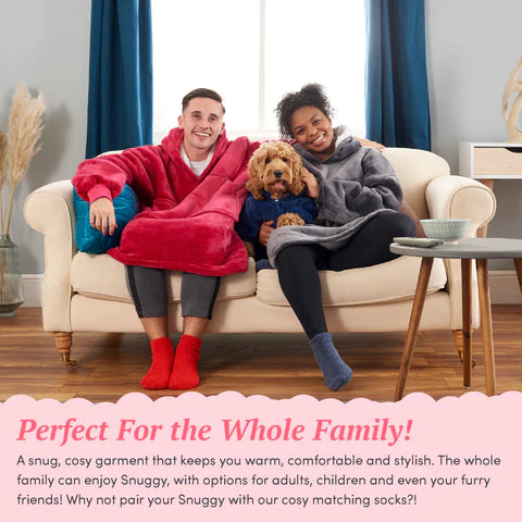 Snuggy Red Hooded Blankets matching sets