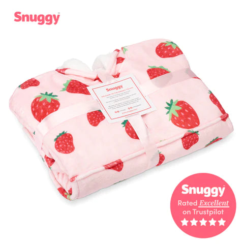 Snuggy Strawberry Hooded Blanket reviews