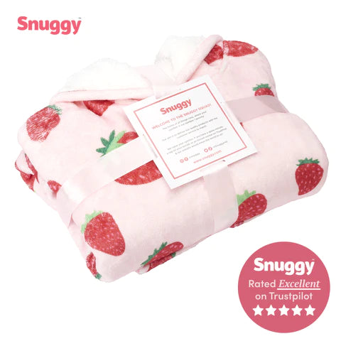 Snuggy Strawberry Kids Hooded Blanket reviews