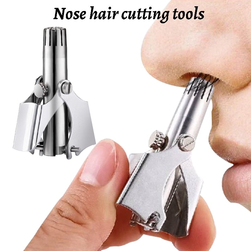 Nose Trimmer for Men Stainless Manual Trimmer for Nose Vibrissa – saleaxis.com